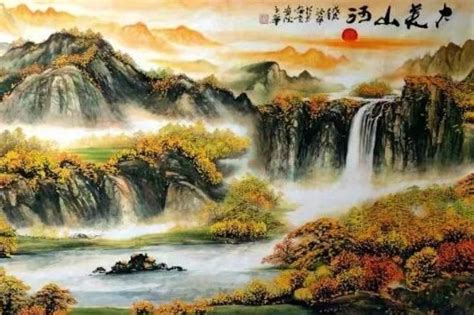 山水画 风水|山水画的风水与龙脉